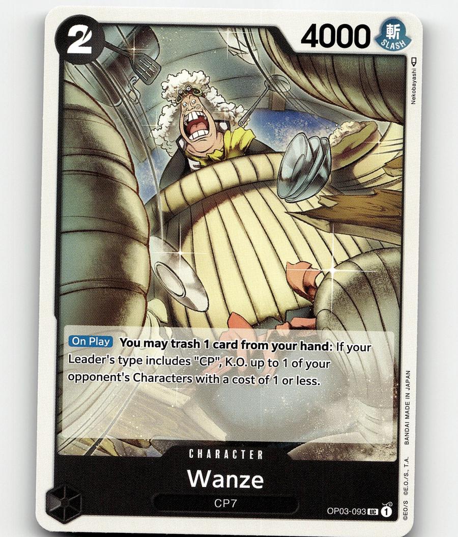 Wanze OP03-093 One Piece Pillars of Strength