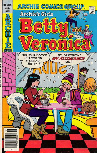 Archie's Girls Betty and Veronica #305 (1981) Comic Books Archie's Girls Betty and Veronica