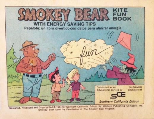 Smokey Bear (1984) Comic Books Kite Fun Book