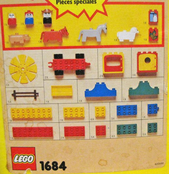 Large Bucket #1684 LEGO DUPLO
