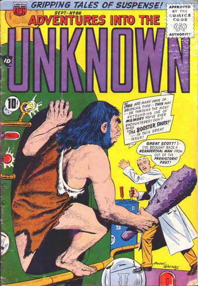 Adventures into the Unknown #88 (1957) Comic Books Adventures into the Unknown