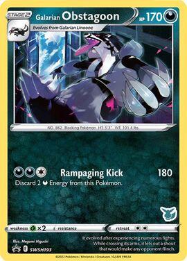 Galarian Obstagoon #SWSH193 Pokemon Promo