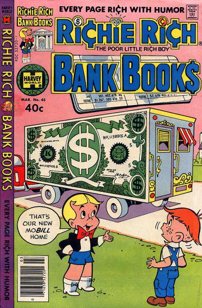 Richie Rich Bank Book #45 (1980) Comic Books Richie Rich Bank Book