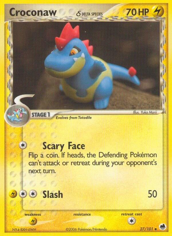 Croconaw #27 Pokemon Dragon Frontiers