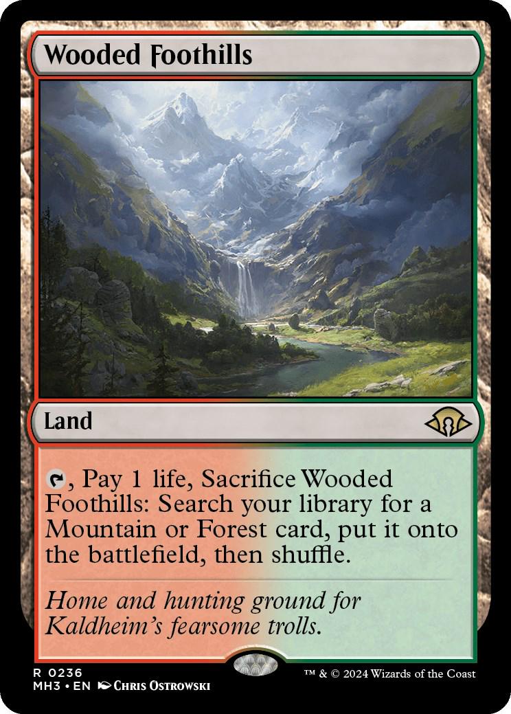 Wooded Foothills #236 Magic Modern Horizons 3