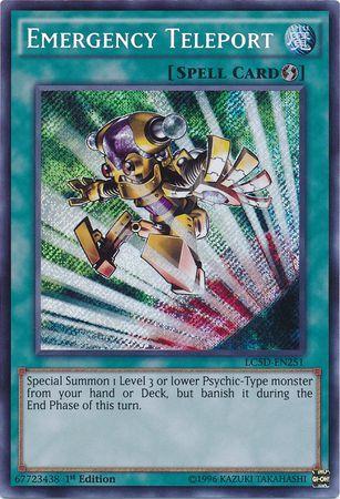 Emergency Teleport LC5D-EN251 YuGiOh Legendary Collection 5D's Mega Pack