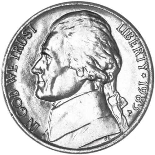 1985 P Coins Jefferson Nickel