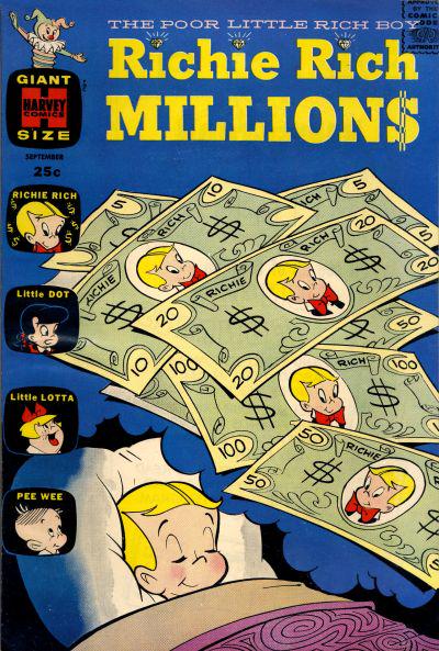Richie Rich Millions #1 (1961) Comic Books Richie Rich Millions