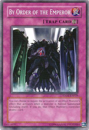 By Order of the Emperor SDDE-EN029 YuGiOh Structure Deck: The Dark Emperor
