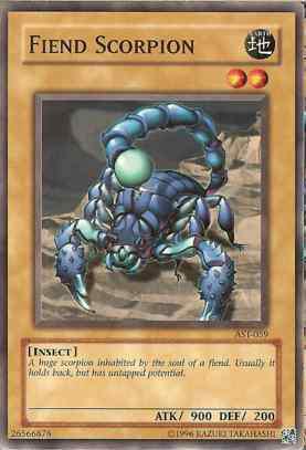 Fiend Scorpion AST-059 YuGiOh Ancient Sanctuary
