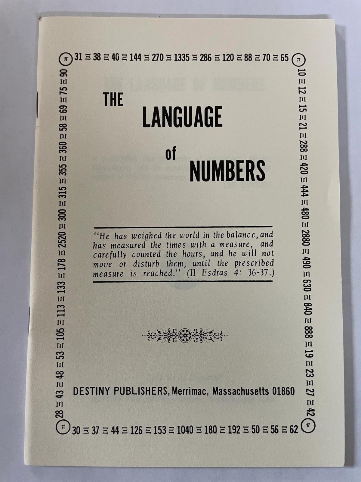 Language of Numbers PAL MSX