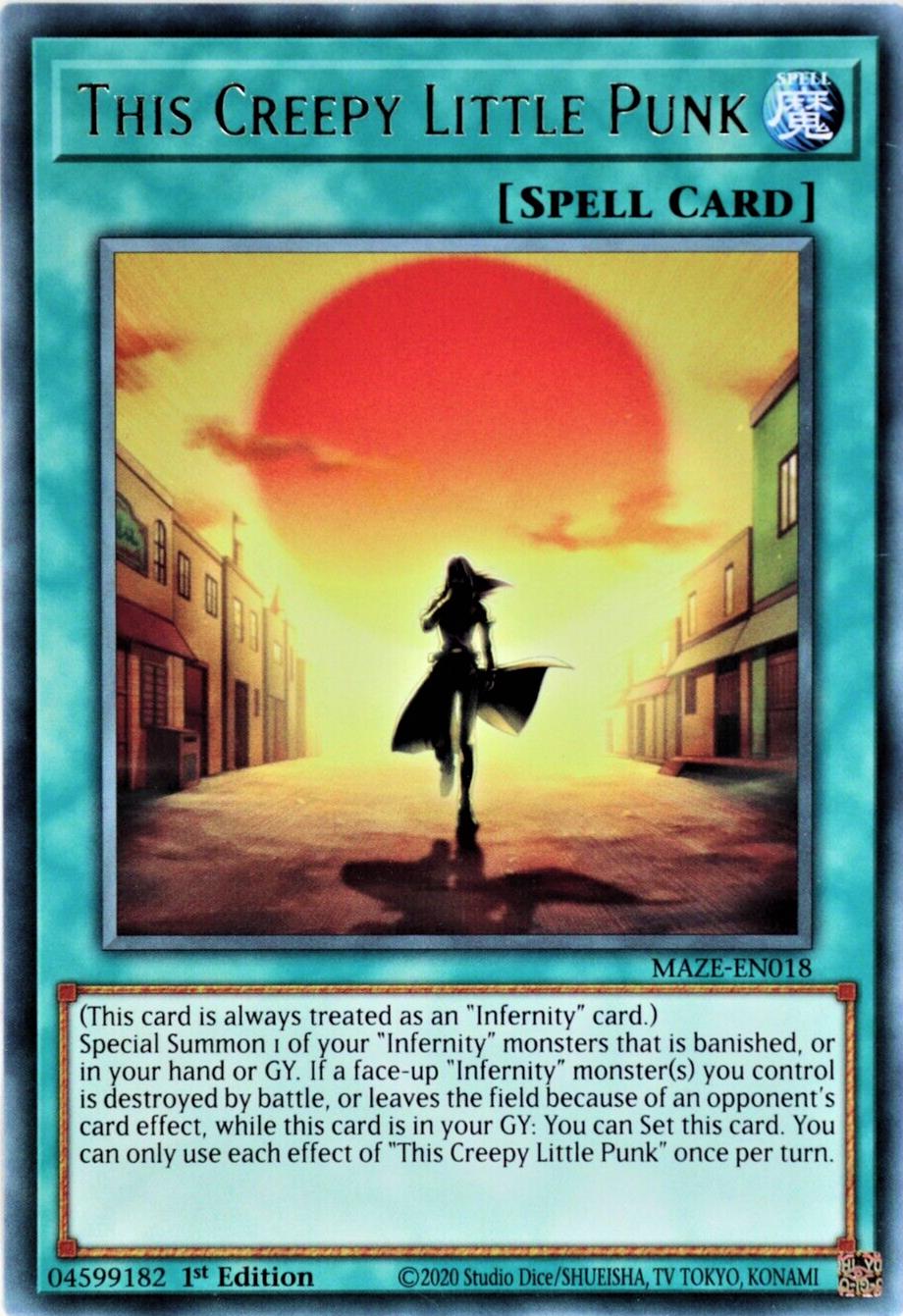 This Creepy Little Punk MAZE-EN018 YuGiOh Maze of Memories
