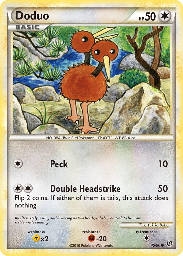 Doduo #45 Pokemon Undaunted