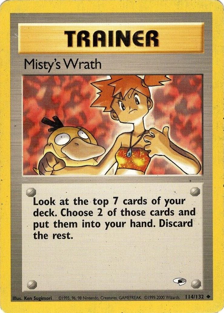 Misty's Wrath #114 Pokemon Gym Heroes