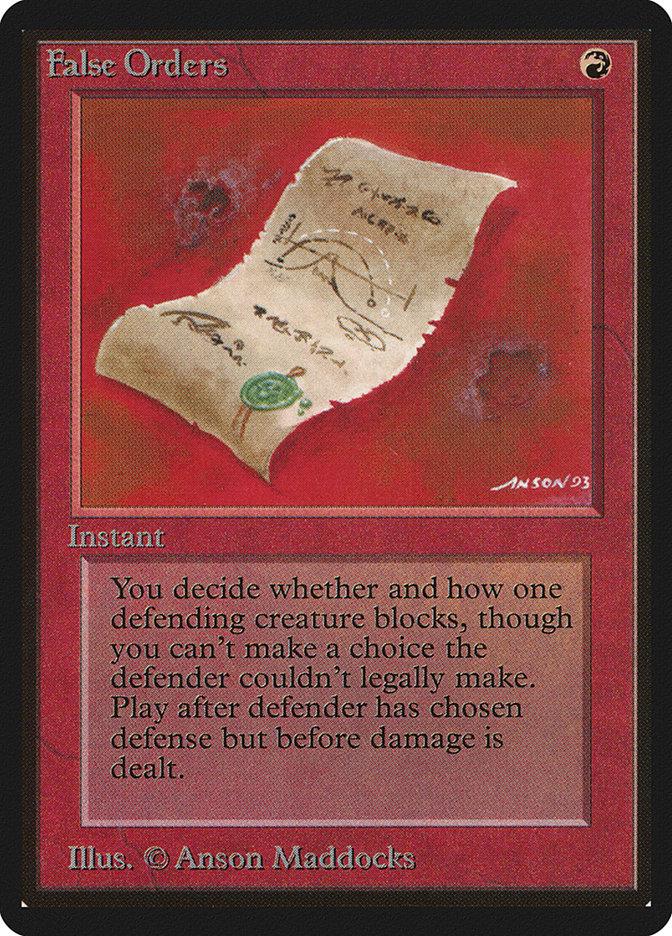 False Orders Magic Beta