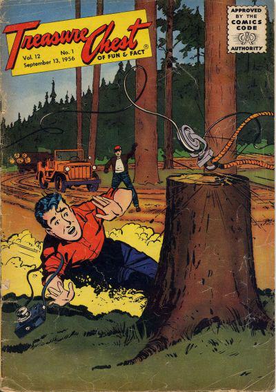 Treasure Chest of Fun and Fact #1 207 (1956) Comic Books Treasure Chest of Fun and Fact