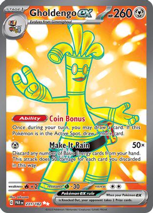 Gholdengo ex #231 Pokemon Paradox Rift