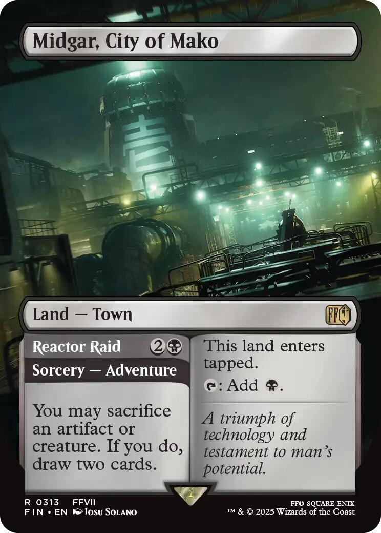 2025 Midgar, City of Mako [Borderless] #313