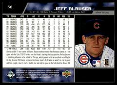Back | Jeff Blauser Baseball Cards 1999 Upper Deck
