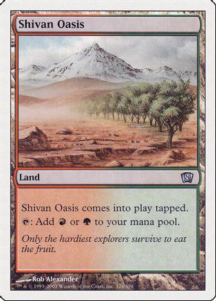Shivan Oasis Magic 8th Edition