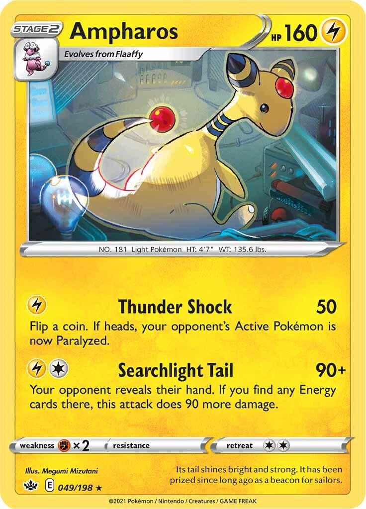 Ampharos #49 Pokemon Chilling Reign