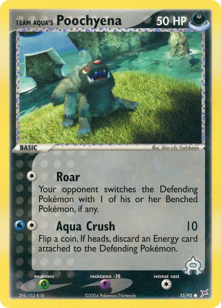 Poochyena #55 Pokemon Team Magma & Team Aqua