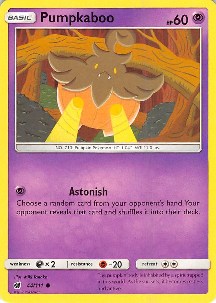 Pumpkaboo #44 Pokemon Crimson Invasion