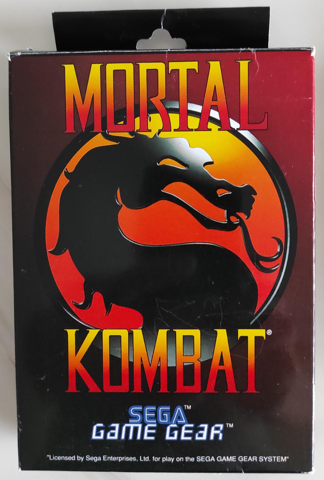 Mortal Kombat PAL Sega Game Gear