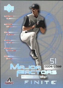 Randy Johnson #139 2003 Upper Deck Finite Baseball