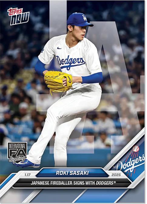 Roki Sasaki #OS-13 Baseball Cards 2024 Topps Now