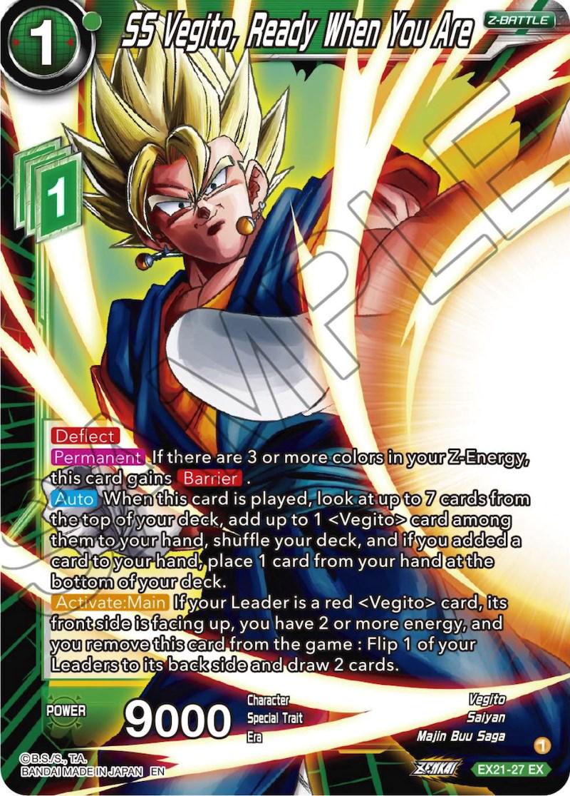 SS Vegito, Ready When You Are EX21-27 Dragon Ball Super Expansion Set: 5th Anniversary Set