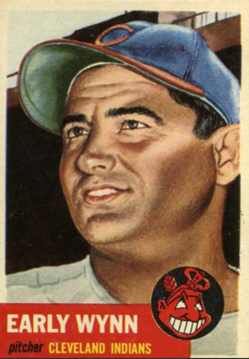 Early Wynn #61 Baseball Cards 1953 Topps