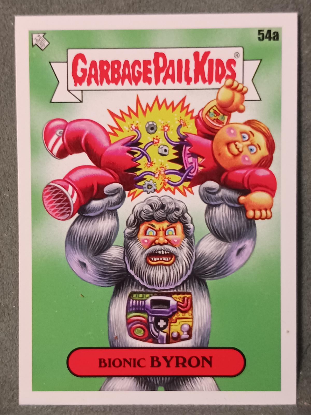 Bionic Byron #54a Garbage Pail Kids Intergoolactic Mayhem