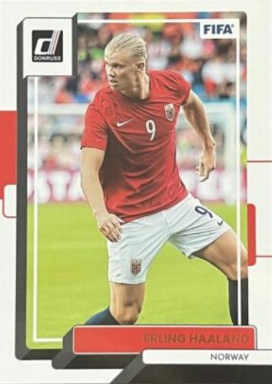Erling Haaland #84 Soccer Cards 2022 Panini Donruss