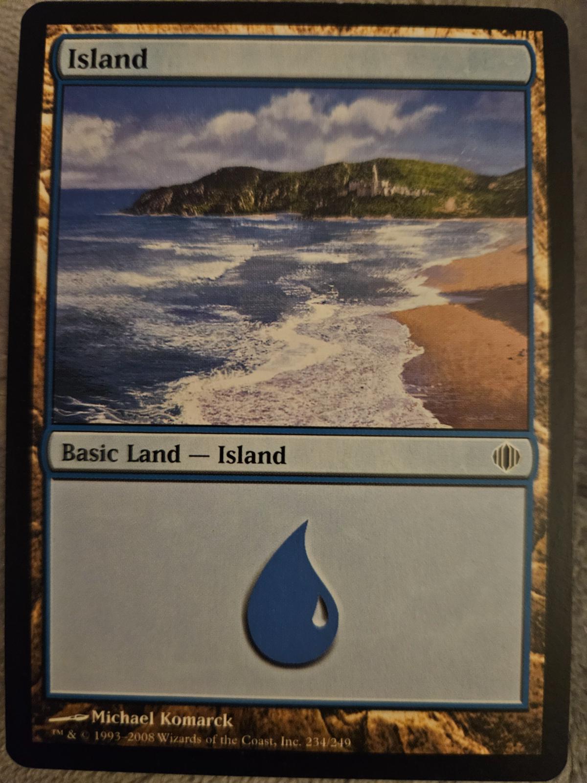 Island #234 Magic Shards of Alara