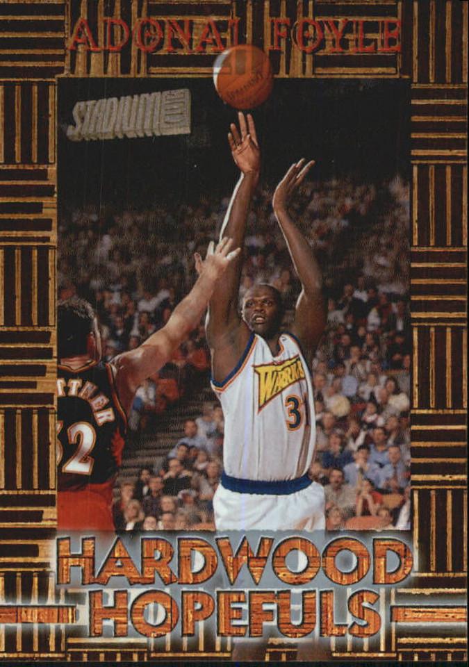Adonal Foyle #HH2 Basketball Cards 1997 Stadium Club Hardwood Hopefuls