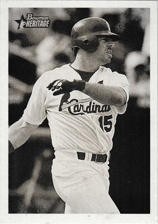 Jim Edmonds #17 Baseball Cards 2001 Bowman Heritage