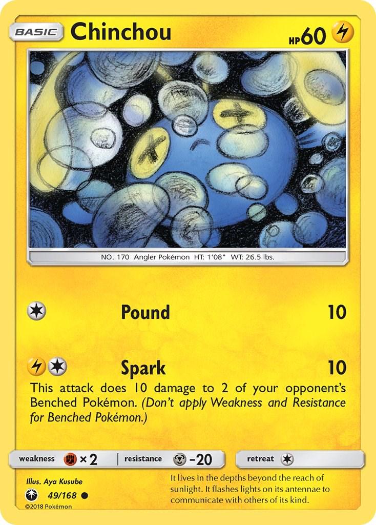 Chinchou #49 Pokemon Celestial Storm