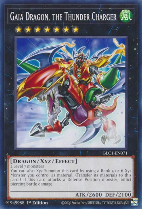 Gaia Dragon, the Thunder Charger BLC1-EN071 YuGiOh Battles of Legend: Chapter 1