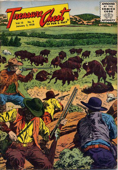 Treasure Chest of Fun and Fact #9 235 (1958) Comic Books Treasure Chest of Fun and Fact