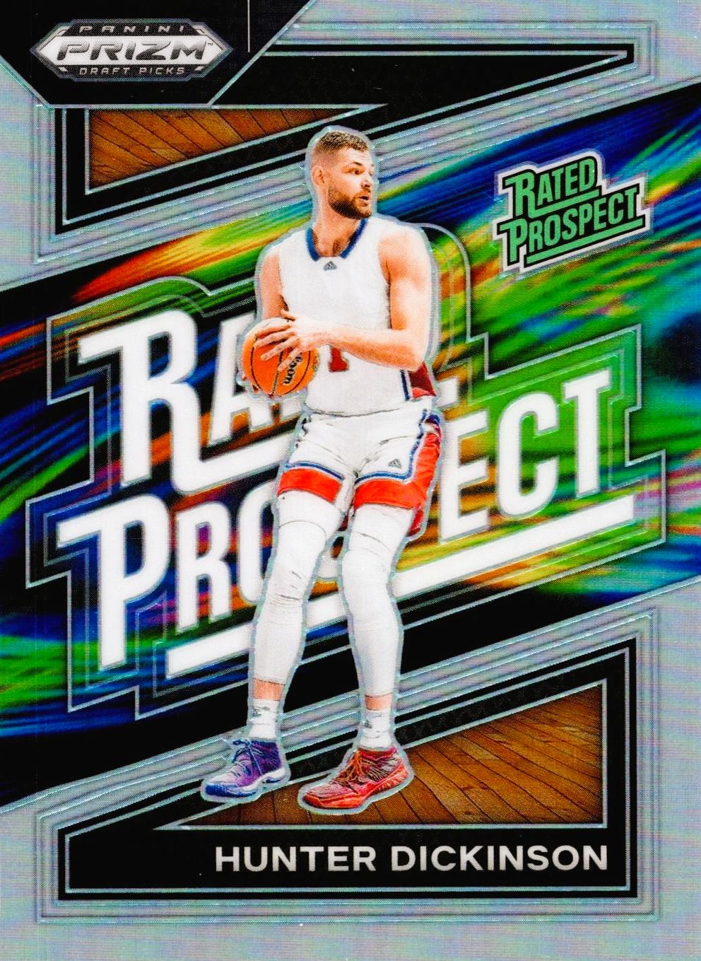 Hunter Dickinson #5 Basketball Cards 2024 Prizm Draft Picks Rated Prospect
