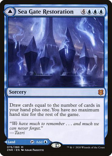 Sea Gate Restoration & Sea Gate, Reborn #76 Magic Zendikar Rising