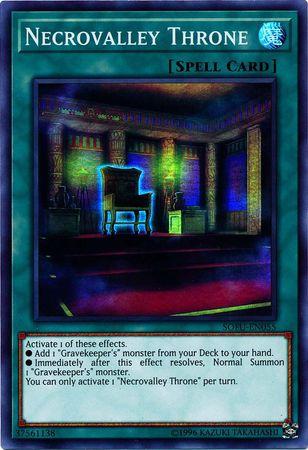 Necrovalley Throne SOFU-EN055 YuGiOh Soul Fusion