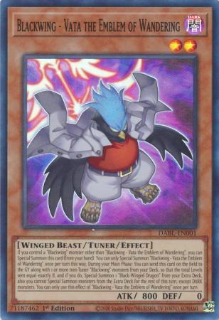 Blackwing - Vata the Emblem of Wandering DABL-EN001 YuGiOh Darkwing Blast