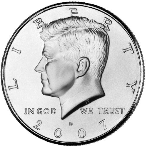 2007 D Coins Kennedy Half Dollar
