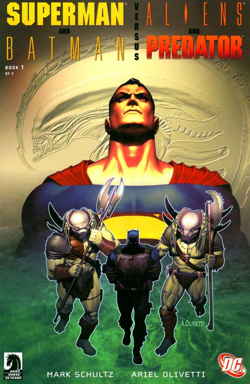 Superman and Batman versus Aliens and Predator #1 (2007) Comic Books Superman & Batman versus Aliens & Predator