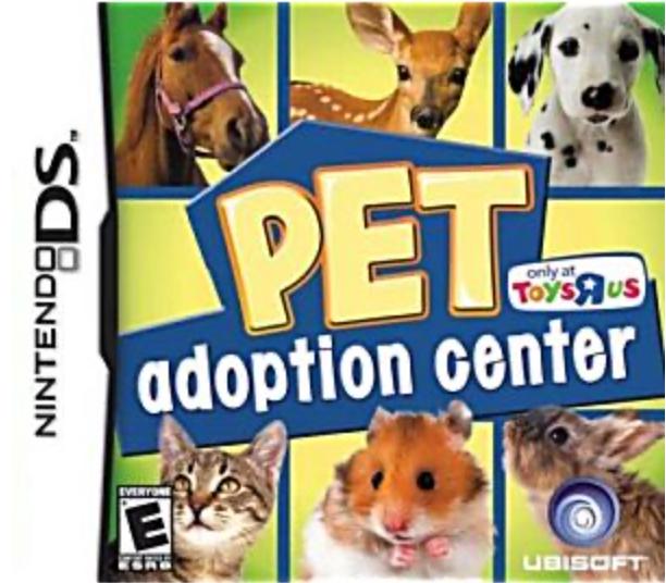 Pet Adoption Center Nintendo DS
