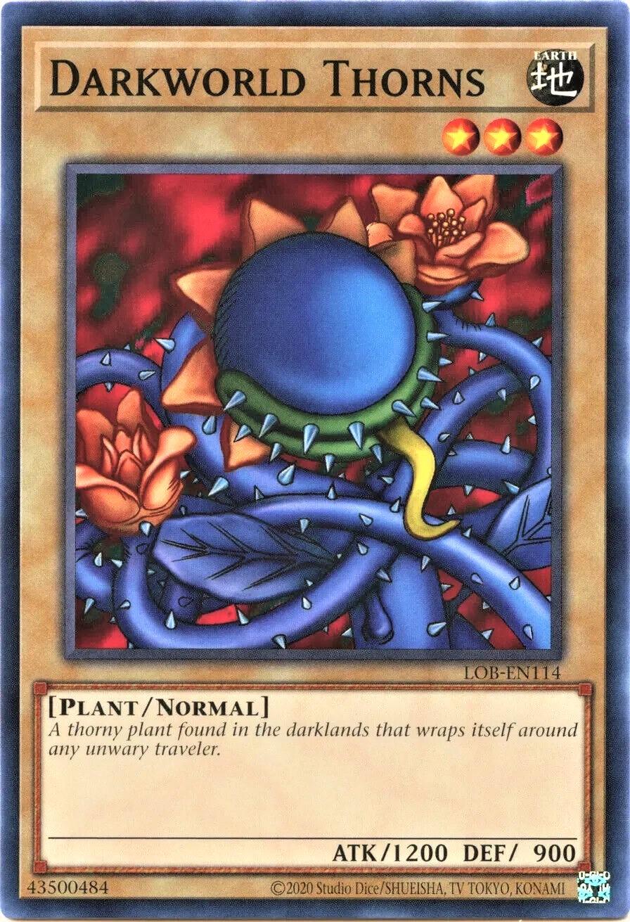 Darkworld Thorns LOB-EN114 YuGiOh Legend of Blue Eyes White Dragon: 25th Anniversary