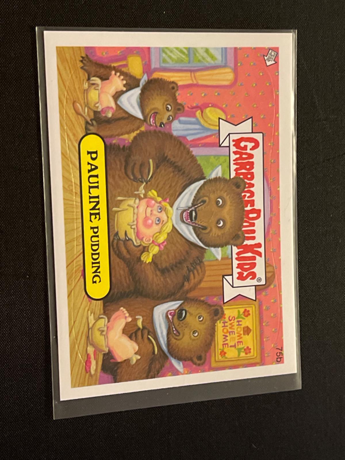 PAULINE Pudding #75b 2013 Garbage Pail Kids