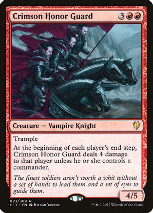 Crimson Honor Guard Magic Commander 2017